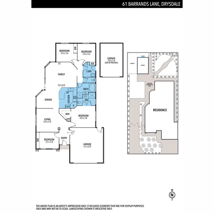 Floorplan of Homely house listing, 61 Barrands Lane, Drysdale VIC 3222