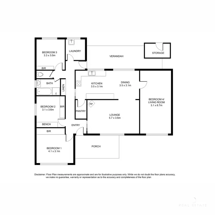 Floorplan of Homely house listing, 98 Pick Avenue, Mount Gambier SA 5290