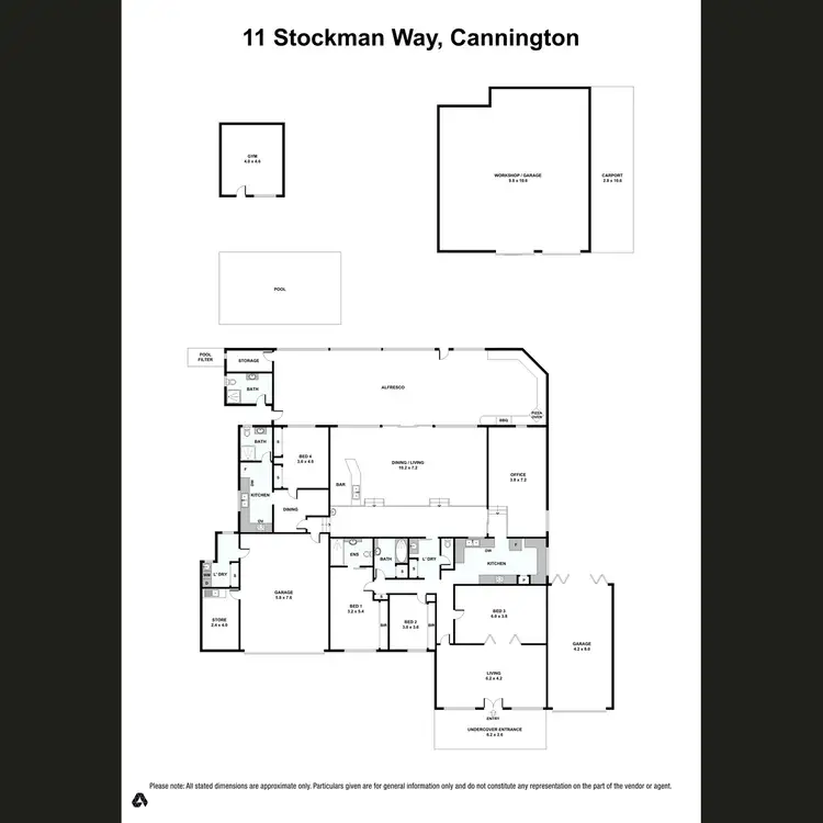 Floorplan of Homely house listing, 11 Stockman Way, Cannington WA 6107