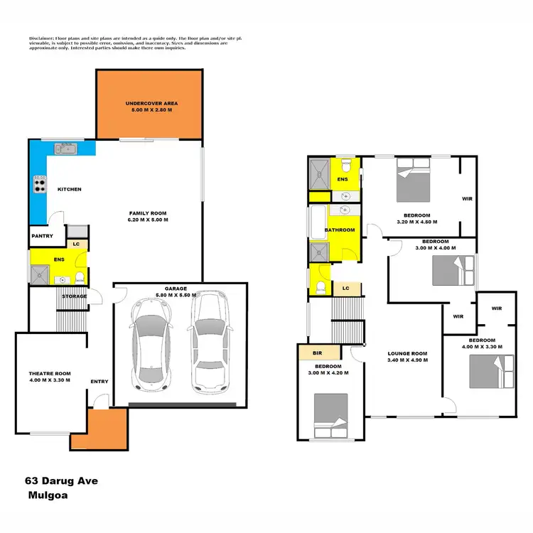Floorplan of Homely house listing, 63 Darug Avenue, Glenmore Park NSW 2745