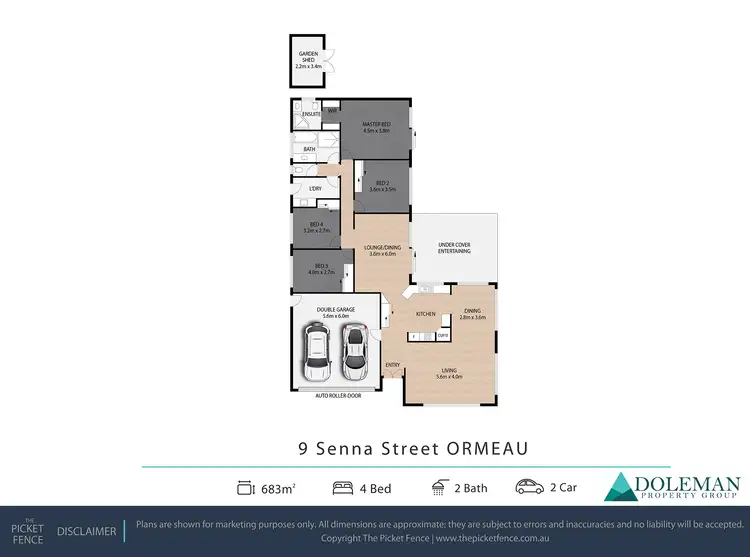 Floorplan of Homely house listing, 9 Senna Street, Ormeau QLD 4208
