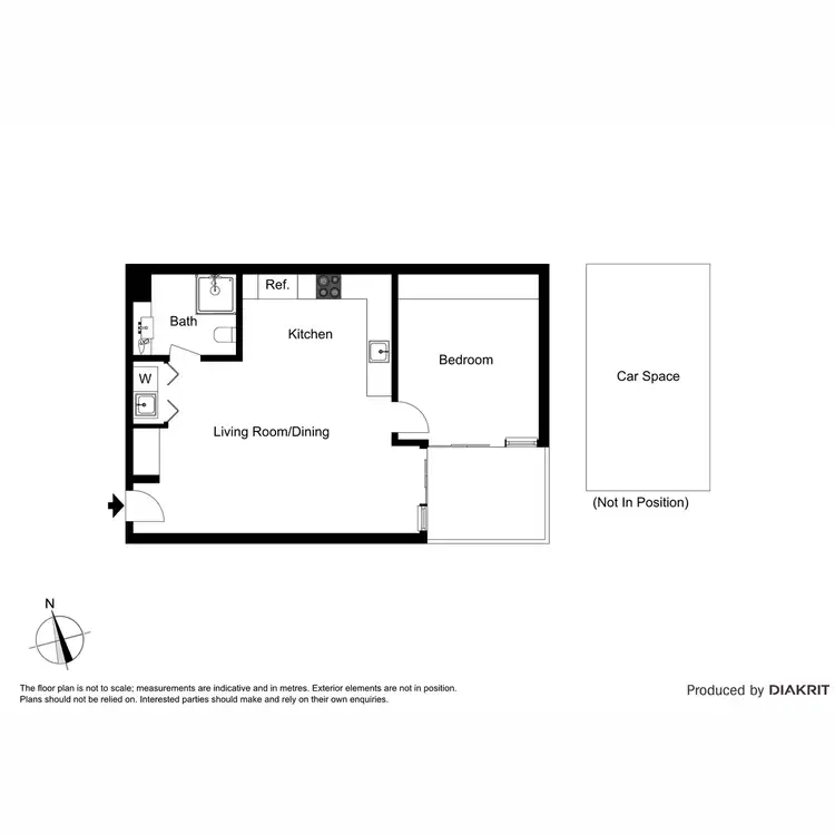 Floorplan of Homely apartment listing, 211/10-14 Hope Street, Brunswick VIC 3056