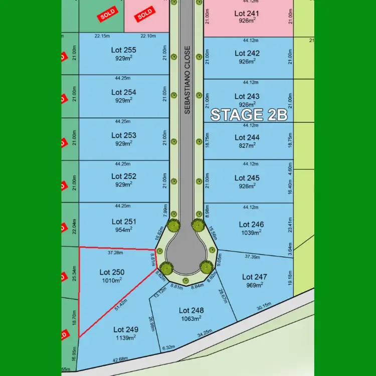 Floorplan of Homely land listing, LOT 250 Sebastiano Close, Mareeba QLD 4880