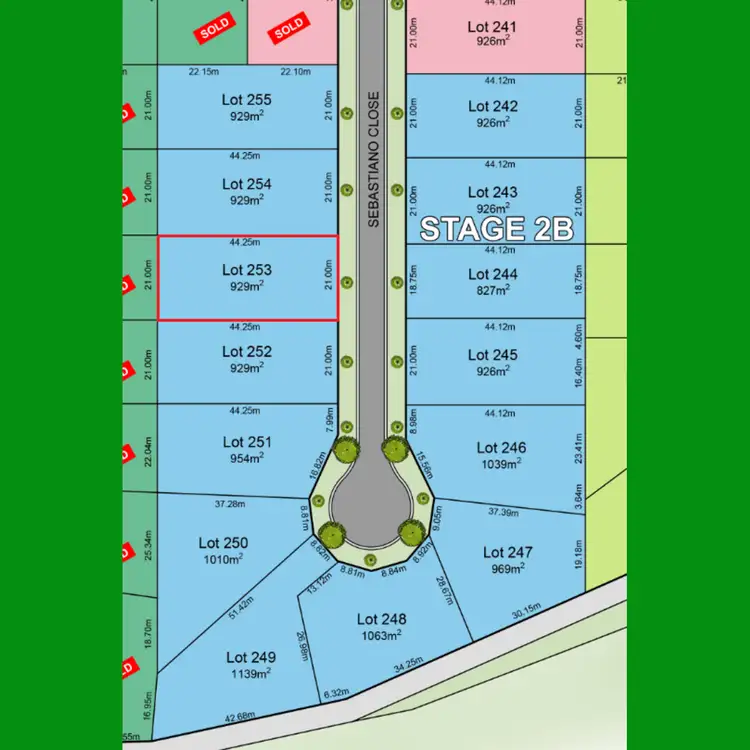 Floorplan of Homely land listing, LOT 253 Sebastiano Close, Mareeba QLD 4880