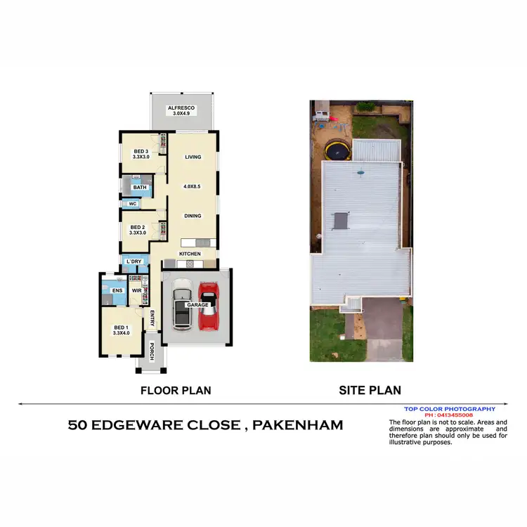 Floorplan of Homely house listing, 50 Edgeware Close, Pakenham VIC 3810