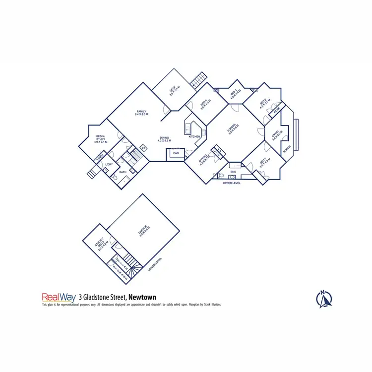 Floorplan of Homely house listing, 3 Gladstone Street, Newtown QLD 4350