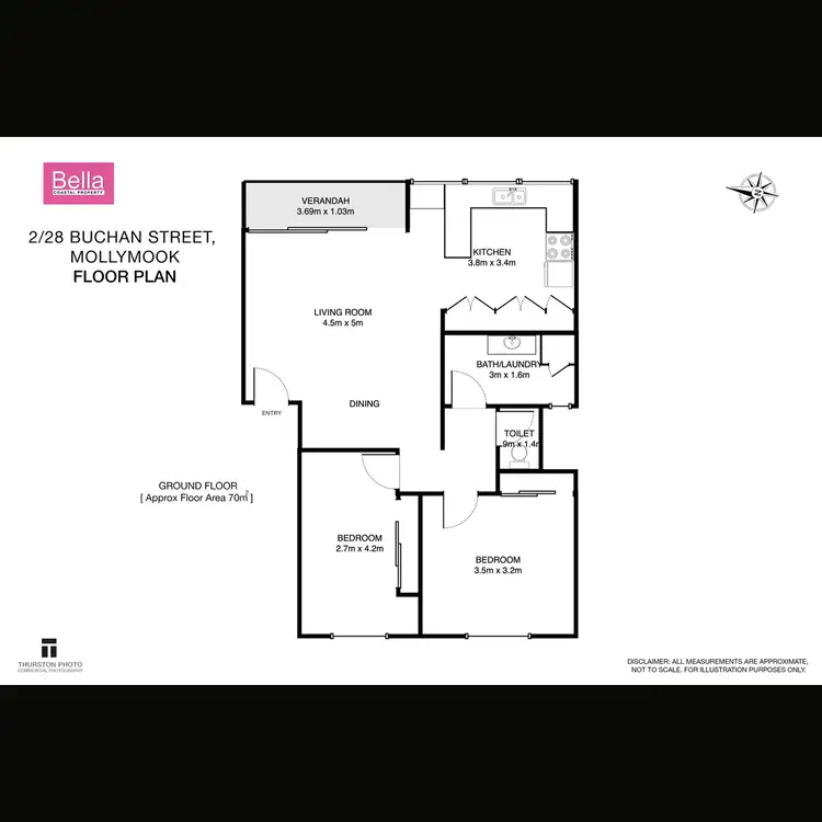 Floorplan of Homely apartment listing, 2/28 Buchan Street, Mollymook NSW 2539