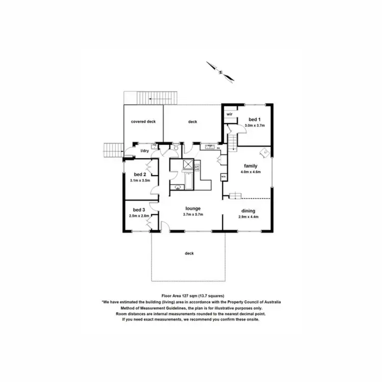 Floorplan of Homely house listing, 13 Salisbury Avenue, Cockatoo VIC 3781