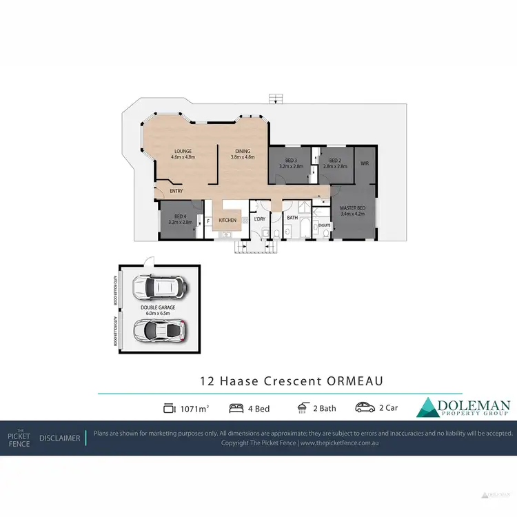 Floorplan of Homely house listing, 12 Haase Crescent, Ormeau QLD 4208