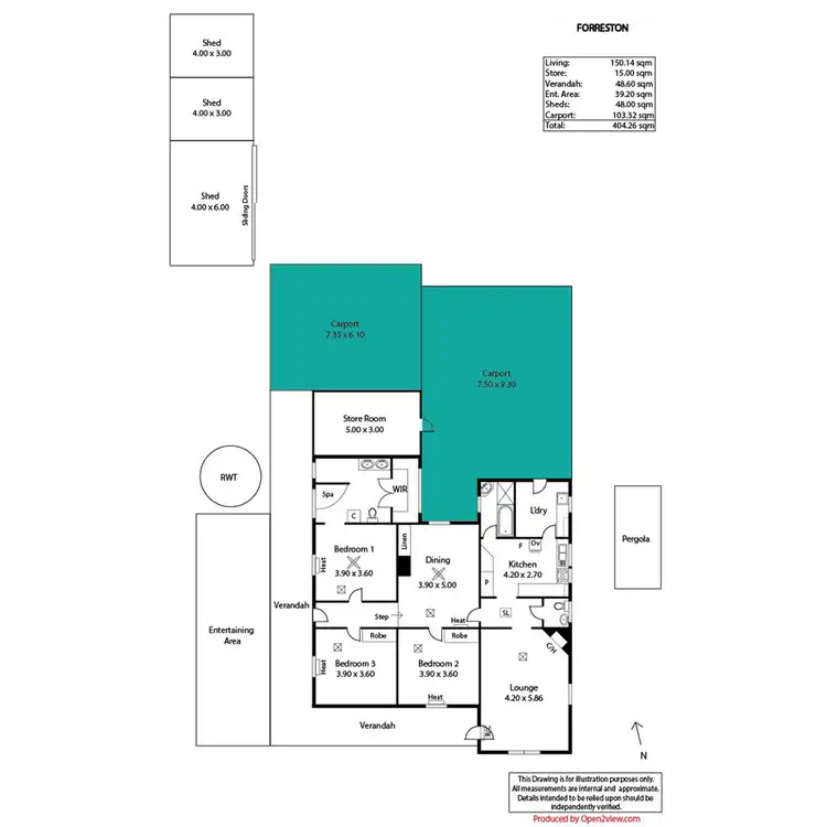 Floorplan of Homely rural property listing, Address available on request