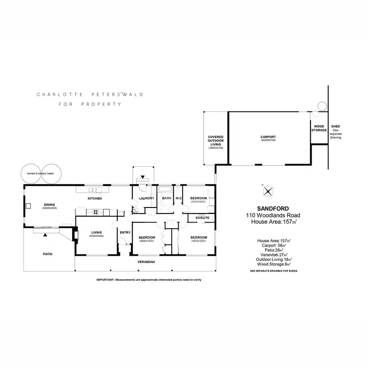 Floorplan of Homely house listing, 110 Woodlands Road, Sandford TAS 7020