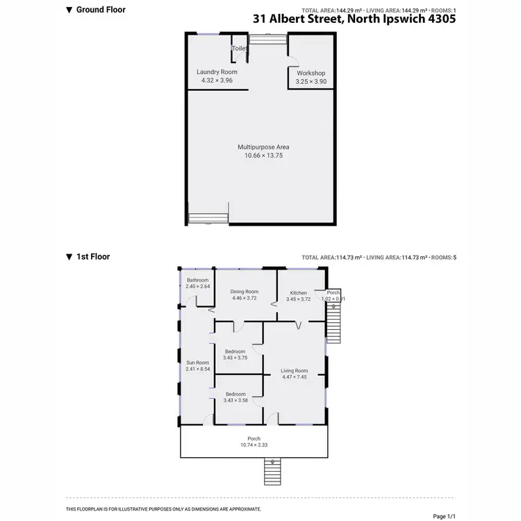 Floorplan of Homely house listing, 31 Albert Street, North Ipswich QLD 4305