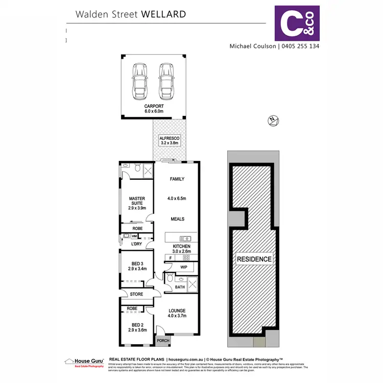 Floorplan of Homely house listing, 2 Walden Street, Wellard WA 6170