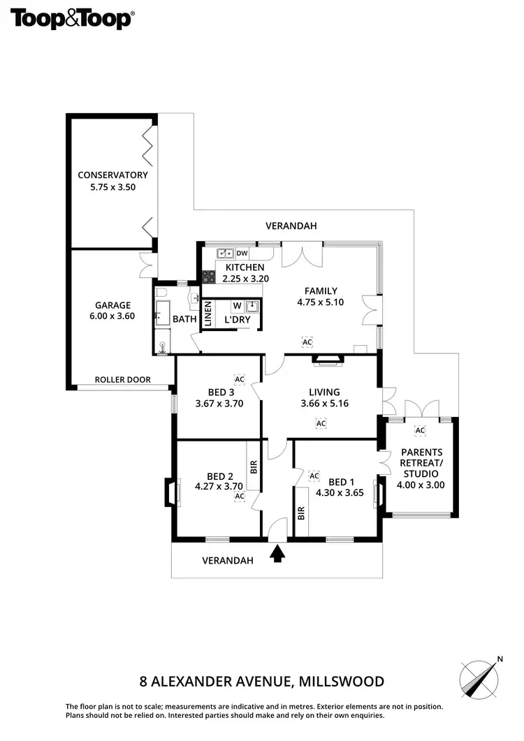 Floorplan of Homely house listing, 8 Alexander Avenue, Millswood SA 5034