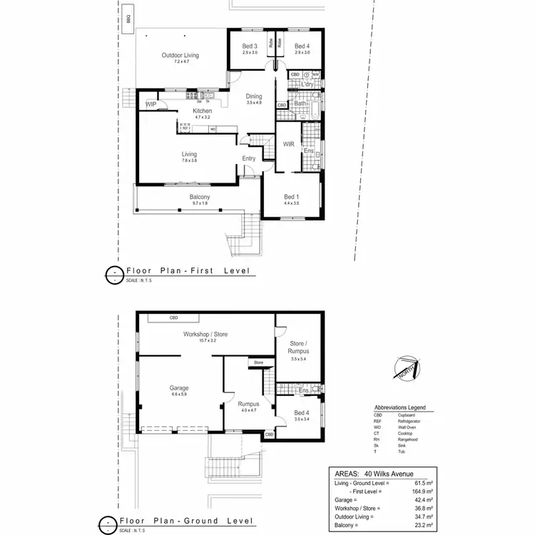 Floorplan of Homely house listing, 40 Wilks Avenue, Kooringal NSW 2650