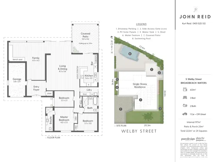 Floorplan of Homely house listing, 5 Welby Street, Broadbeach Waters QLD 4218
