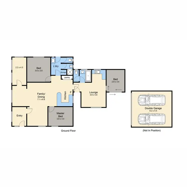 Floorplan of Homely house listing, 117 John Street, Tootgarook VIC 3941