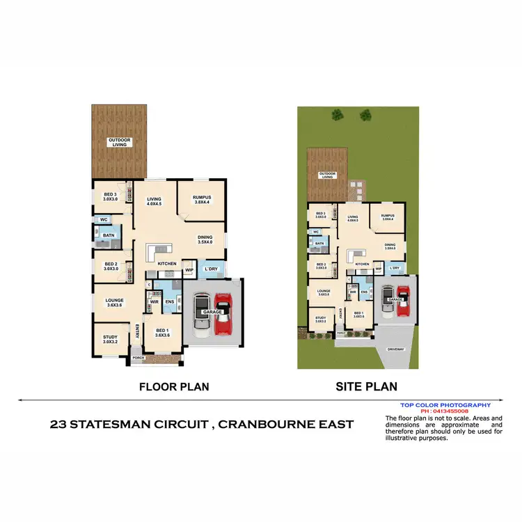 Floorplan of Homely house listing, 23 Statesman Circuit, Cranbourne East VIC 3977
