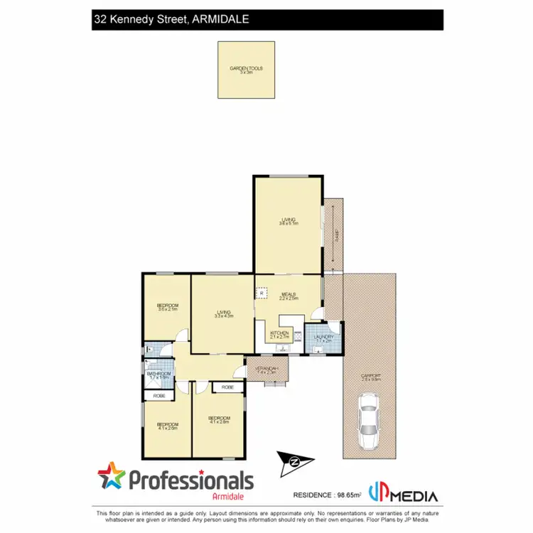Floorplan of Homely house listing, 32 Kennedy Street, Armidale NSW 2350