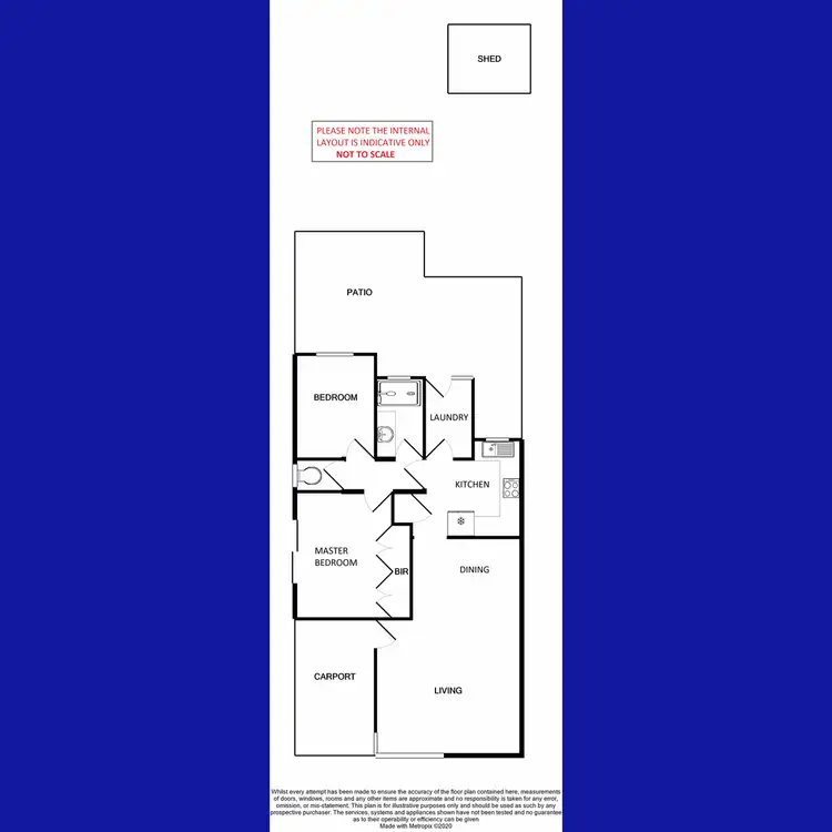 Floorplan of Homely semi-detached listing, 3B Blancoa Road, Ferndale WA 6148