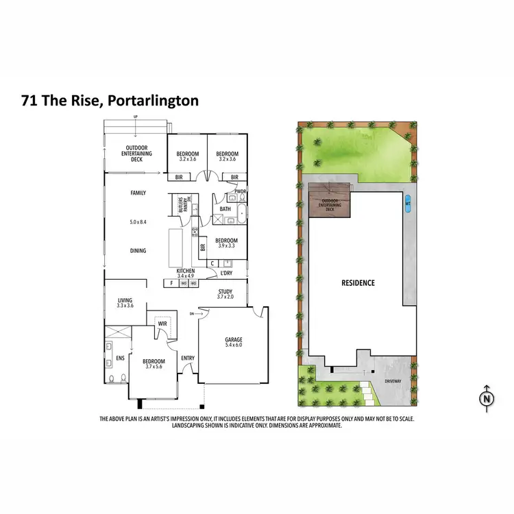 Floorplan of Homely house listing, 71 The Rise, Portarlington VIC 3223