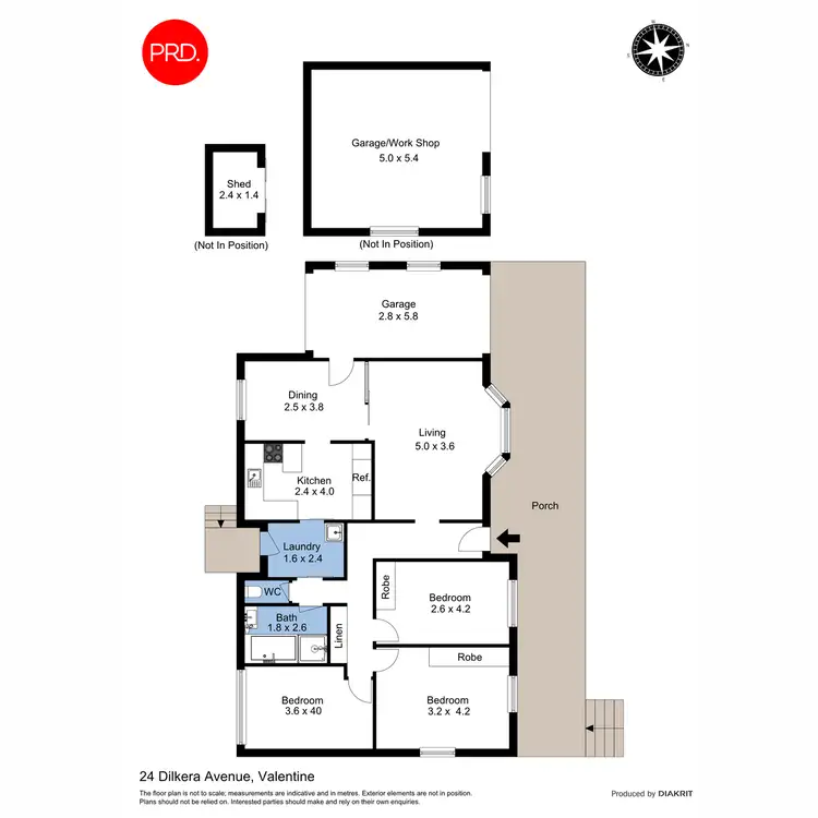Floorplan of Homely house listing, 24 Dilkera Avenue, Valentine NSW 2280