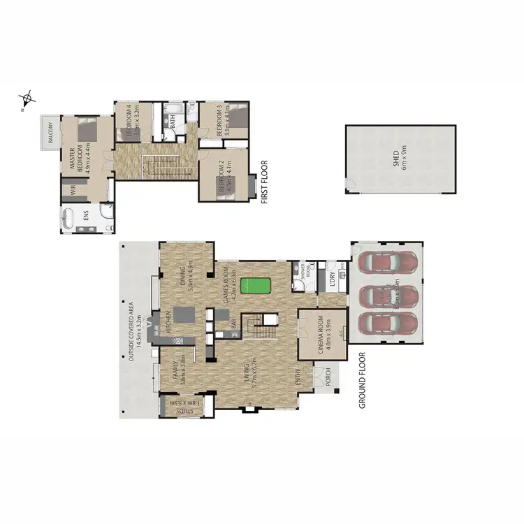 Floorplan of Homely house listing, 8 Binnacle Close, Raby Bay QLD 4163
