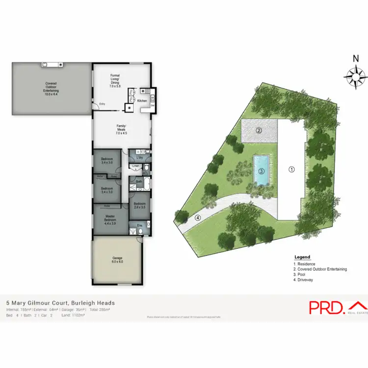 Floorplan of Homely house listing, 5 Mary Gilmore Court, Burleigh Heads QLD 4220