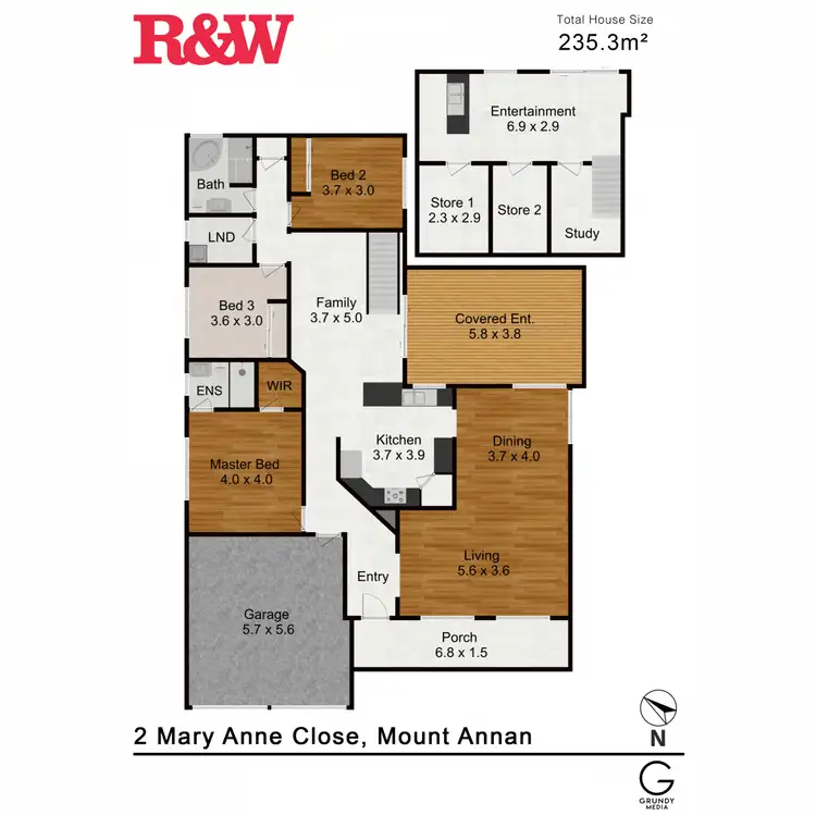 Floorplan of Homely house listing, 2 Mary Anne Close, Mount Annan NSW 2567