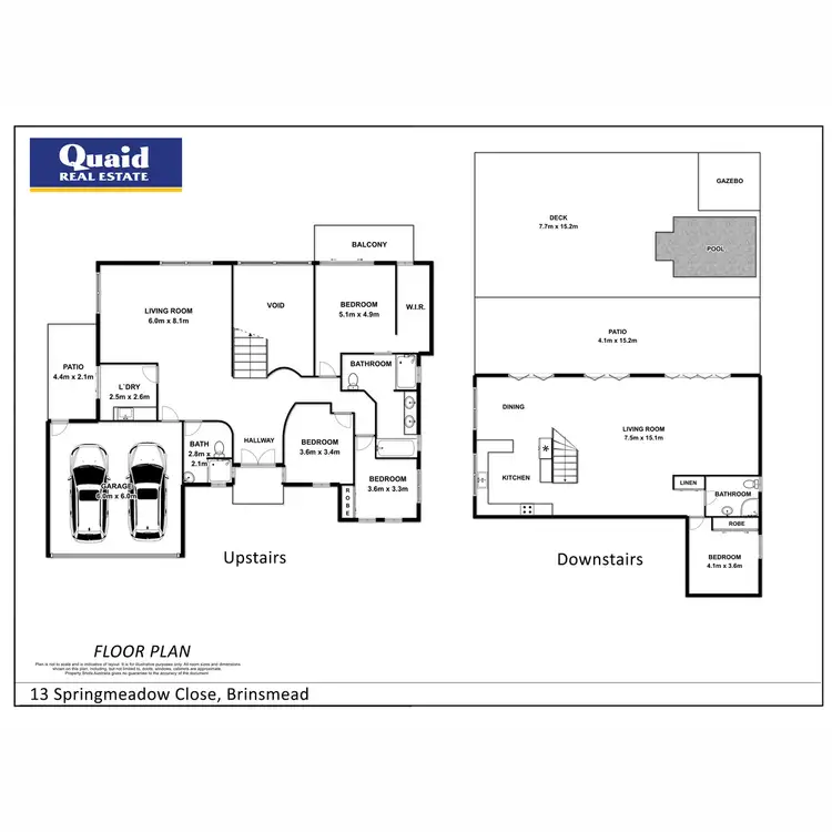 Floorplan of Homely house listing, 13 Springmeadow Close, Brinsmead QLD 4870