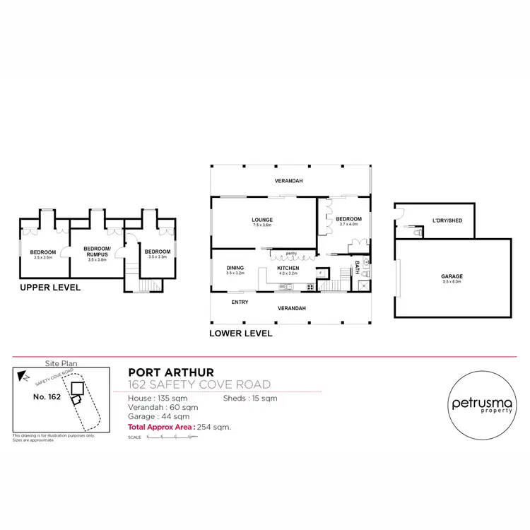Floorplan of Homely house listing, 162 Safety Cove Road, Port Arthur TAS 7182
