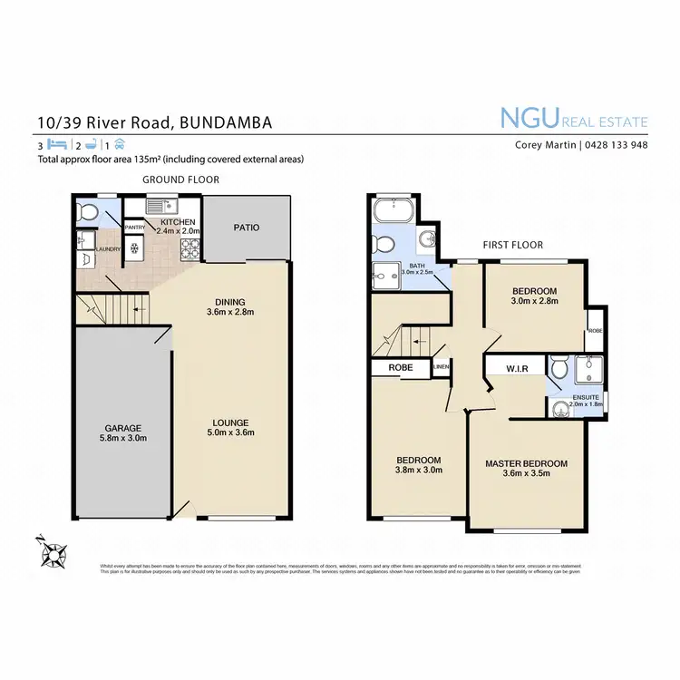 Floorplan of Homely unit listing, 10/39 River Road, Bundamba QLD 4304