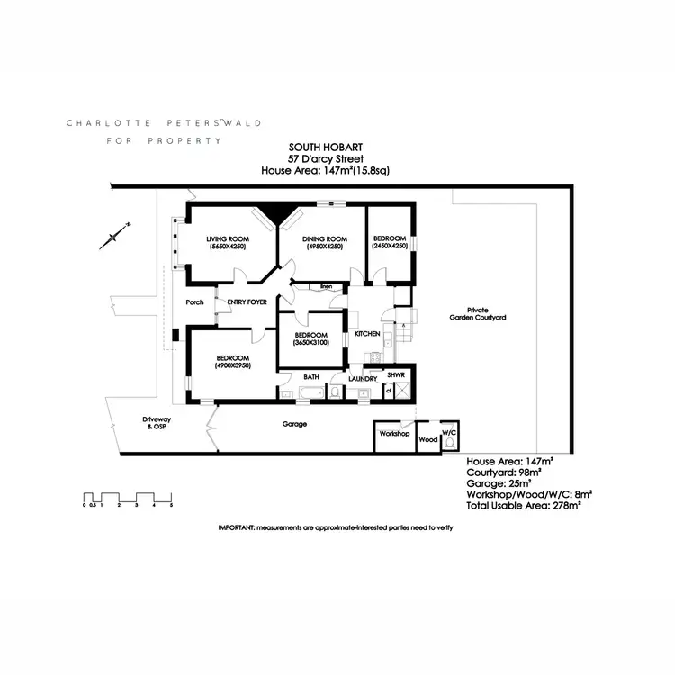 Floorplan of Homely house listing, 57 D'Arcy Street, South Hobart TAS 7004