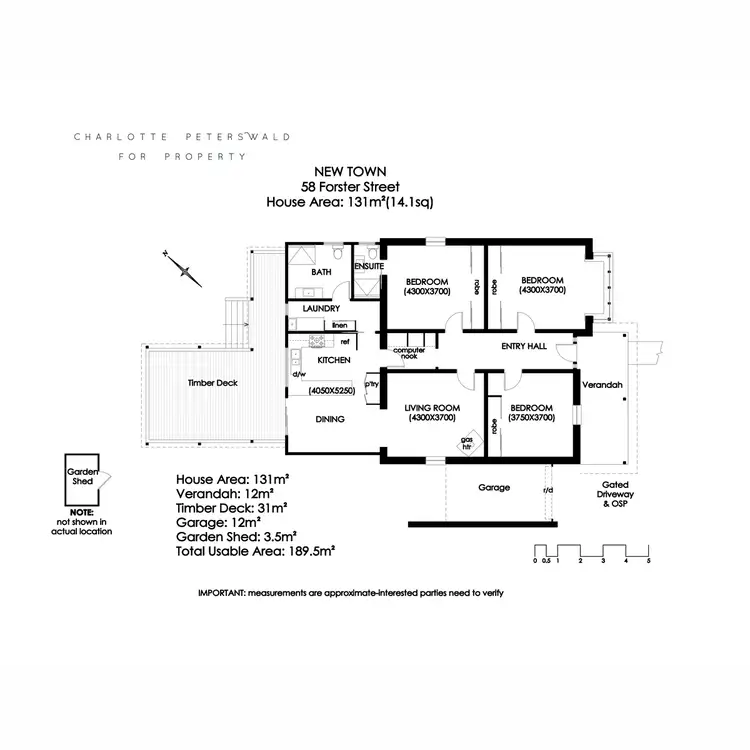 Floorplan of Homely house listing, 58 Forster Street, New Town TAS 7008