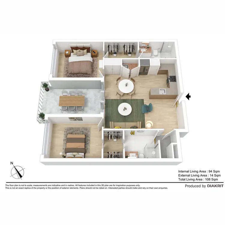 Floorplan of Homely unit listing, 3/22 Bridge Street, Nundah QLD 4012