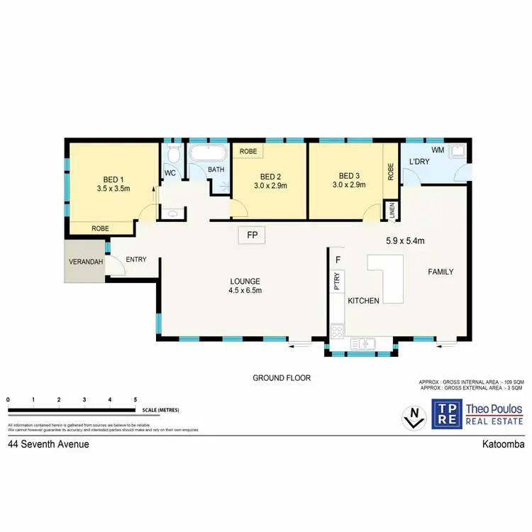 Floorplan of Homely house listing, 44 Seventh Avenue, Katoomba NSW 2780