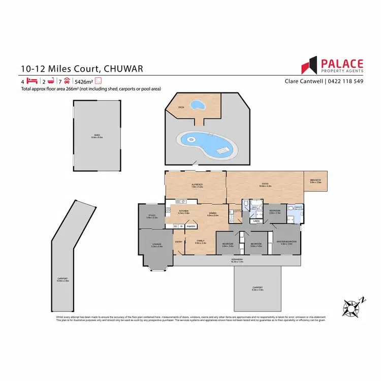 Floorplan of Homely house listing, 10-12 Miles Court, Chuwar QLD 4306