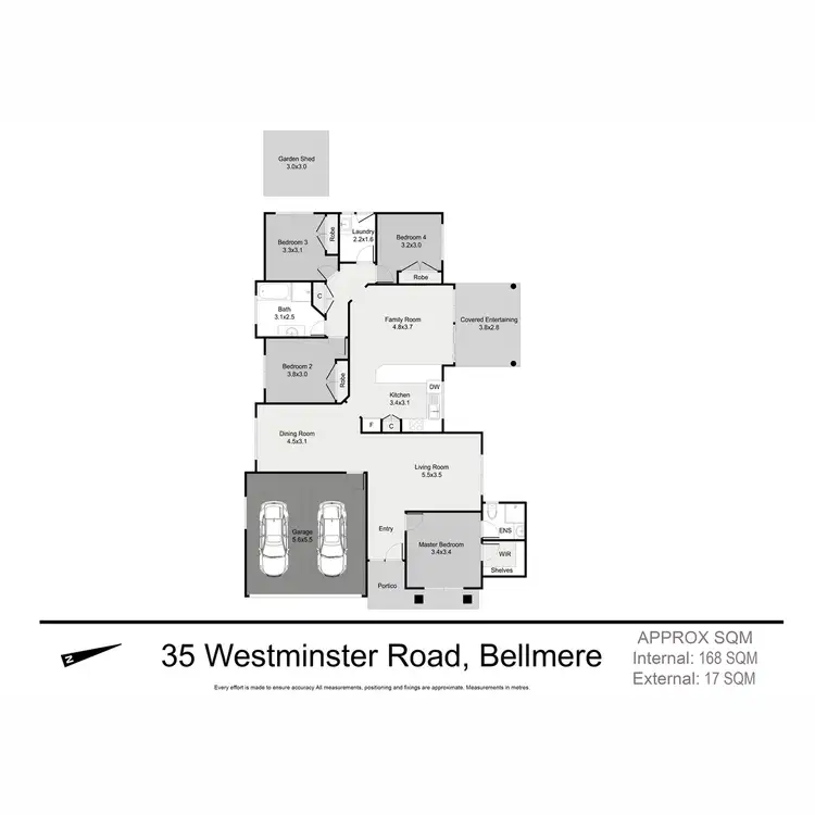 Floorplan of Homely house listing, 35 Westminster Road, Bellmere QLD 4510