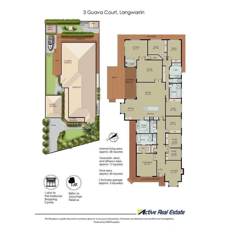 Floorplan of Homely house listing, 3 Guava Court, Langwarrin VIC 3910