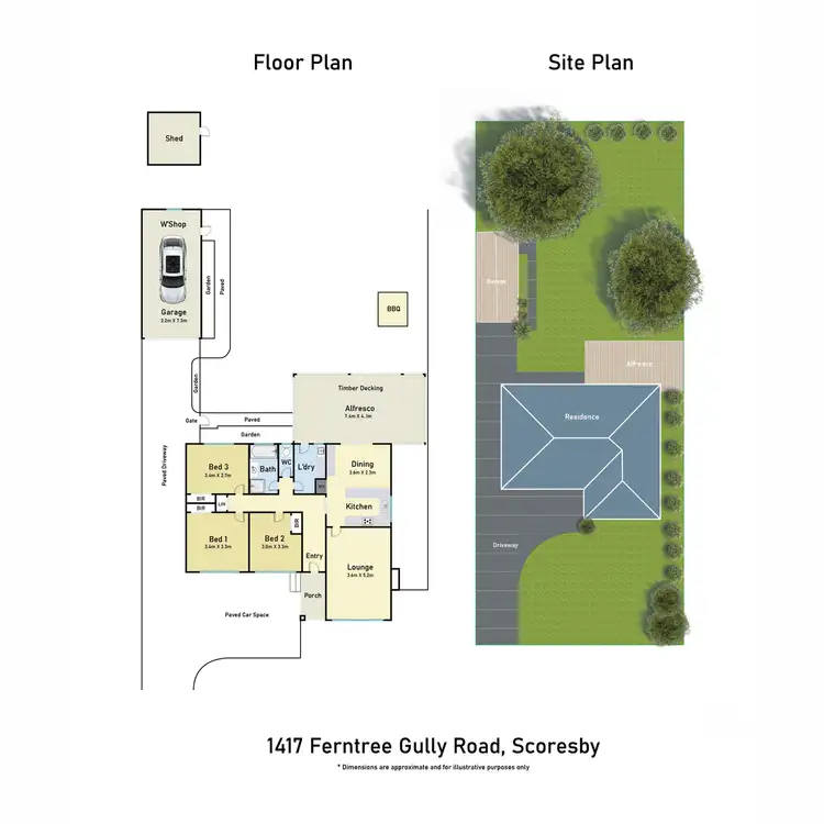 Floorplan of Homely house listing, 1417 Ferntree Gully Road, Scoresby VIC 3179