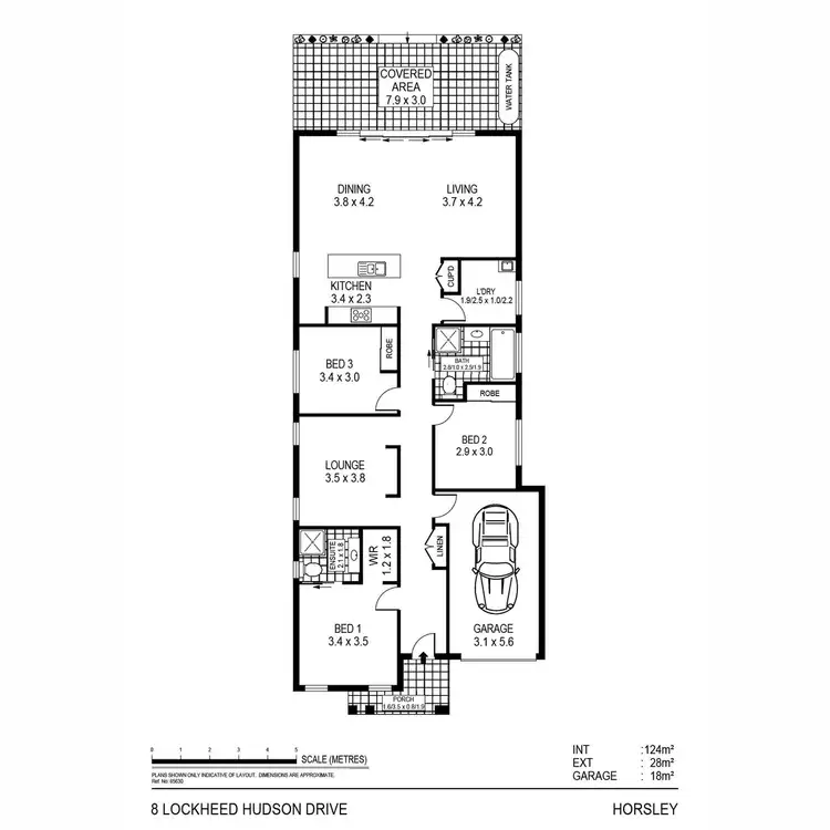 Floorplan of Homely house listing, 8 Lockheed Hudson Drive, Horsley NSW 2530