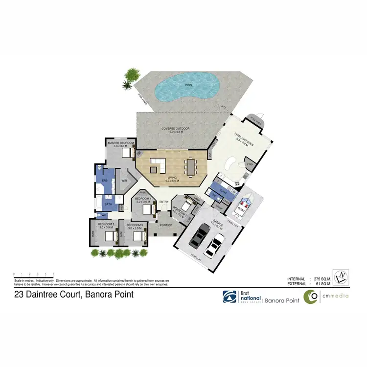 Floorplan of Homely house listing, 23 Daintree Close, Banora Point NSW 2486