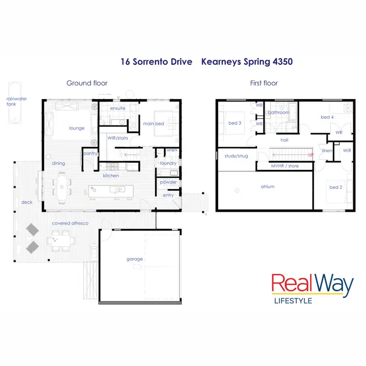 Floorplan of Homely house listing, 16 Sorrento Drive, Kearneys Spring QLD 4350