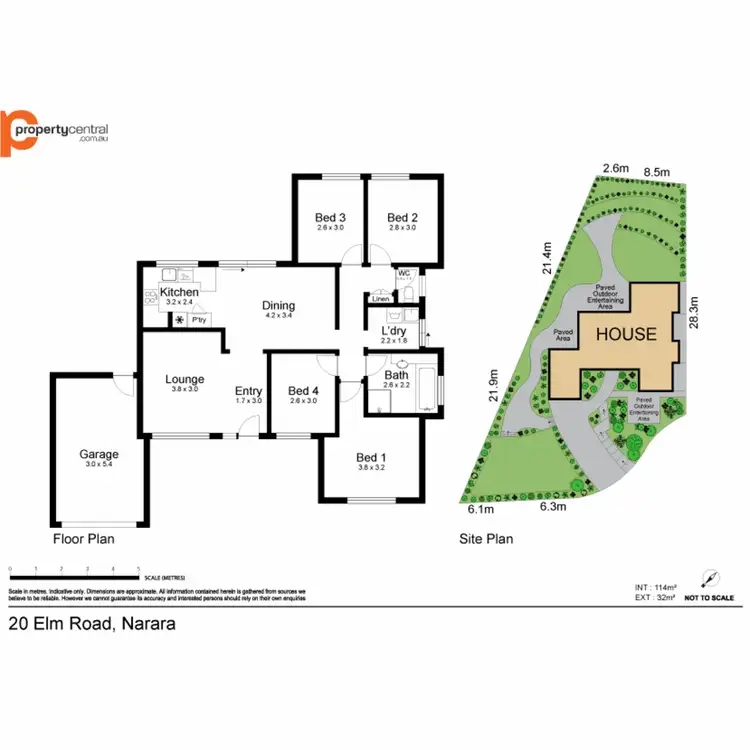 Floorplan of Homely house listing, 20 Elm Road, Narara NSW 2250
