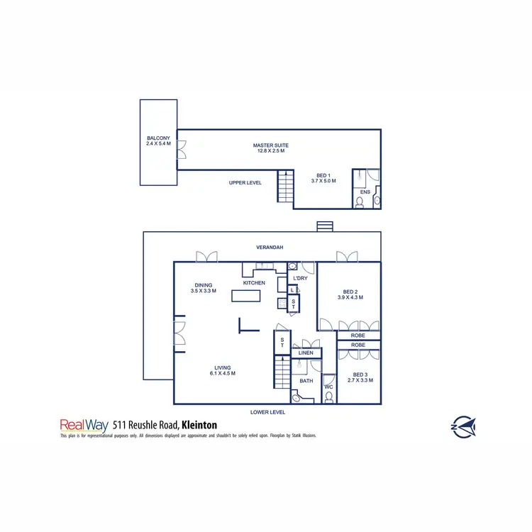 Floorplan of Homely house listing, 511 Reushle Road, Kleinton QLD 4352