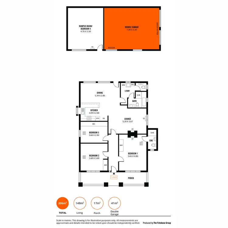 Floorplan of Homely house listing, 60 Harrow Road, College Park SA 5069