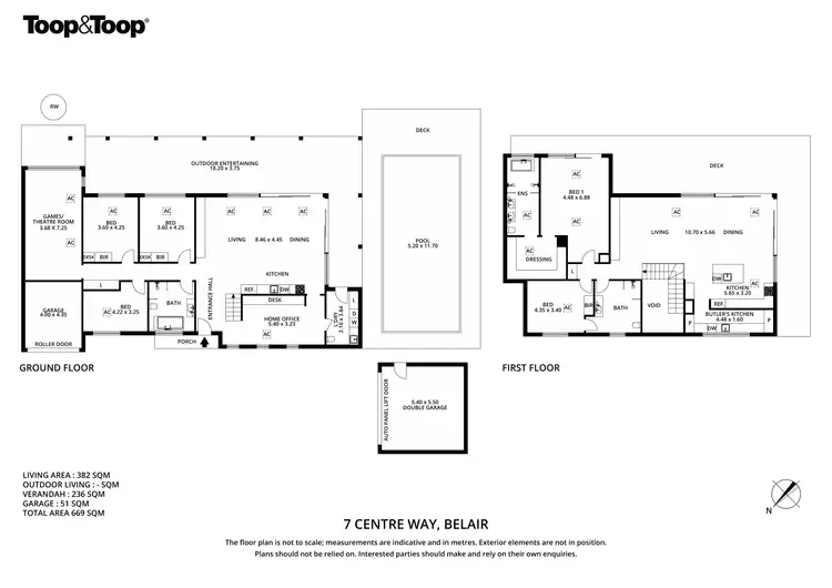 Floorplan of Homely house listing, 7 Centre Way, Belair SA 5052