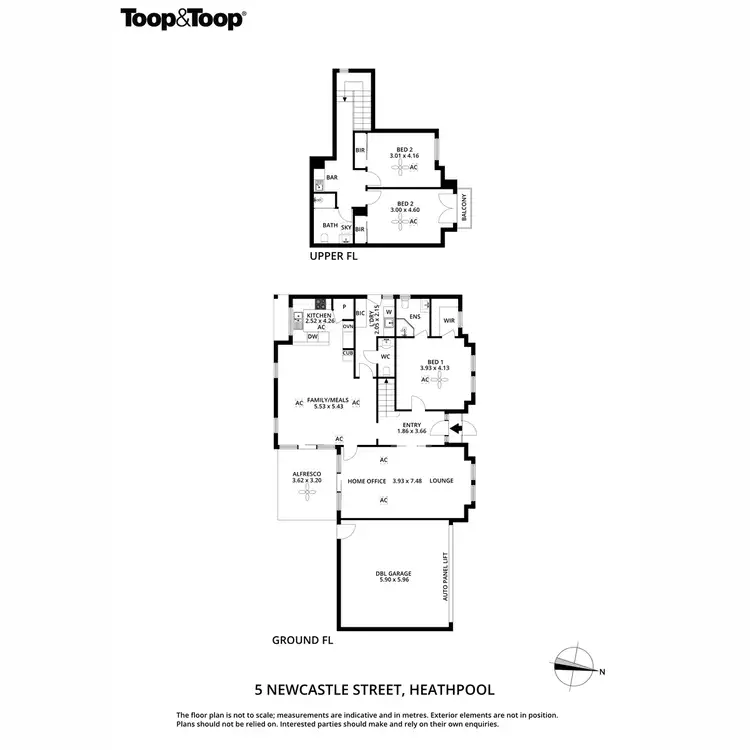 Floorplan of Homely house listing, 5 Newcastle Street, Heathpool SA 5068