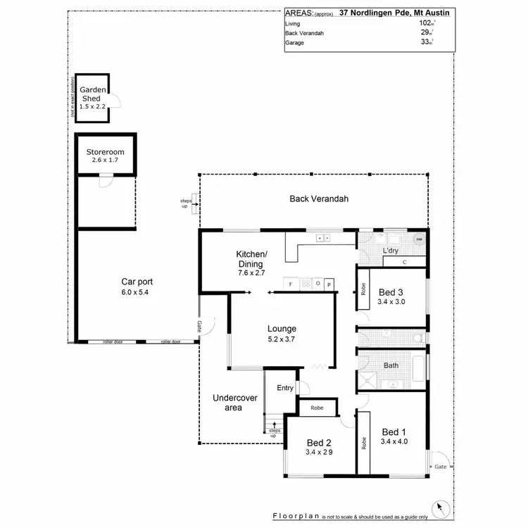 Floorplan of Homely house listing, 37 Nordlingen Drive, Tolland NSW 2650