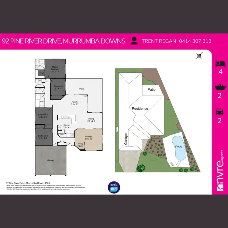 Floorplan of Homely house listing, 92 Pine River Drive, Murrumba Downs QLD 4503